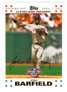 Josh Barfield 1815/2007 - Cleveland Indians - GOLD (MLB Baseball Card) 2007 Topps Opening Day # 52 Mint