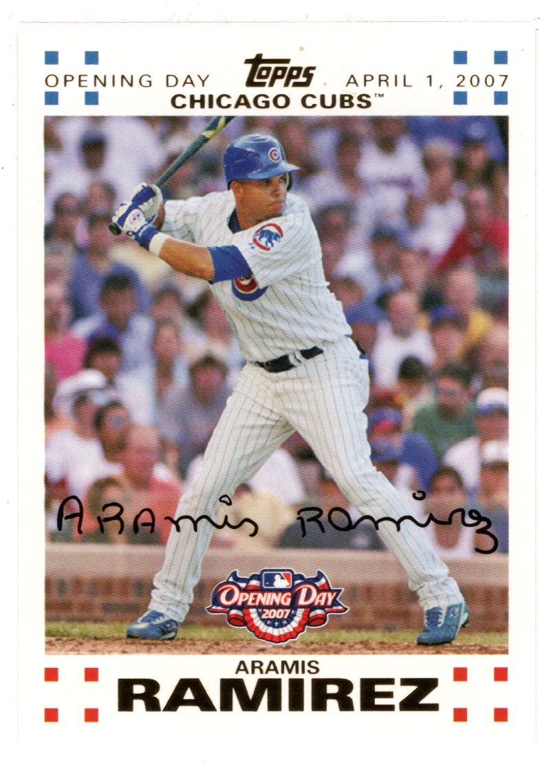 Aramis Ramirez Autographed Signed Chicago Cubs 2006 Allen & Ginter Baseball  Card #230