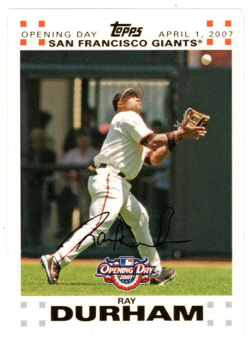 Ray Durham 1125/2007 - San Francisco Giants - GOLD (MLB Baseball Card) 2007 Topps Opening Day # 78 Mint