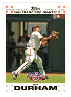 Ray Durham 1125/2007 - San Francisco Giants - GOLD (MLB Baseball Card) 2007 Topps Opening Day # 78 Mint