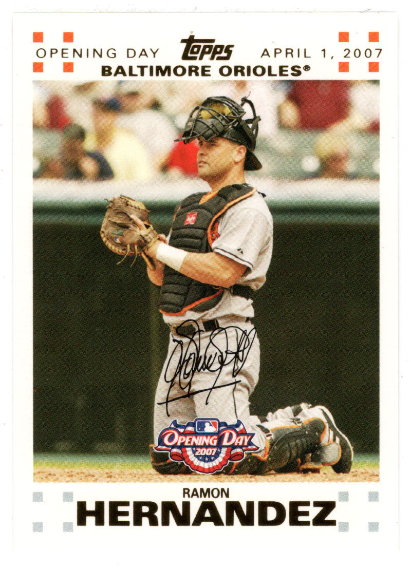 Ramon Hernandez 1779/2007 - Baltimore Orioles - GOLD (MLB Baseball Card) 2007 Topps Opening Day # 111 Mint