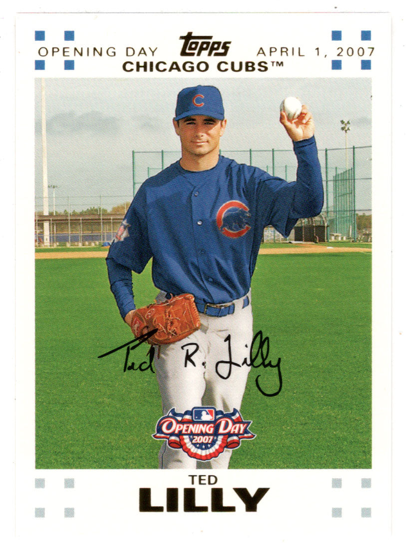 Ted Lilly 744/2007 - Chicago Cubs - GOLD (MLB Baseball Card) 2007 Topps Opening Day # 126 Mint
