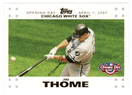 Jim Thome 281/2007 - Chicago White Sox - GOLD (MLB Baseball Card) 2007 Topps Opening Day # 142 Mint