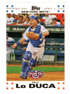 Paul Lo Duca 739/2007 - New York Mets - GOLD (MLB Baseball Card) 2007 Topps Opening Day # 156 Mint