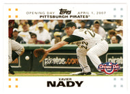 Xavier Nady 1085/2007 - Pittsburgh Pirates - GOLD (MLB Baseball Card) 2007 Topps Opening Day # 157 Mint