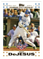 David DeJesus 823/2007 - Kansas City Royals - GOLD (MLB Baseball Card) 2007 Topps Opening Day # 162 Mint