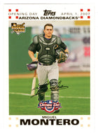 Miguel Montero 508/2007 - Arizona Diamondbacks - GOLD (MLB Baseball Card) 2007 Topps Opening Day # 172 Mint