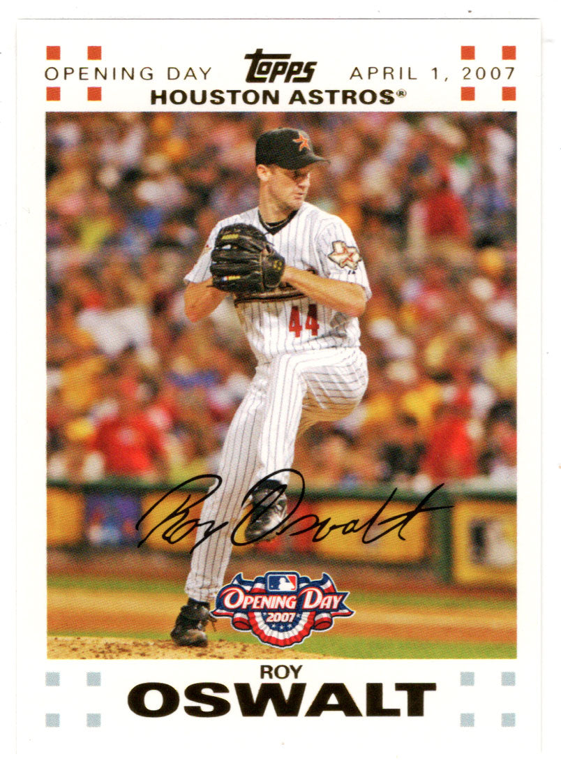 Roy Oswalt 781/2007 - Houston Astros - GOLD (MLB Baseball Card) 2007 Topps Opening Day # 173 Mint