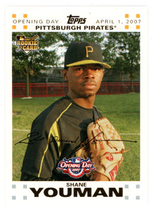 Shane Youman 402/2007 Pittsburgh Pirates - GOLD (MLB Baseball Card) 2007 Topps Opening Day # 174 Mint