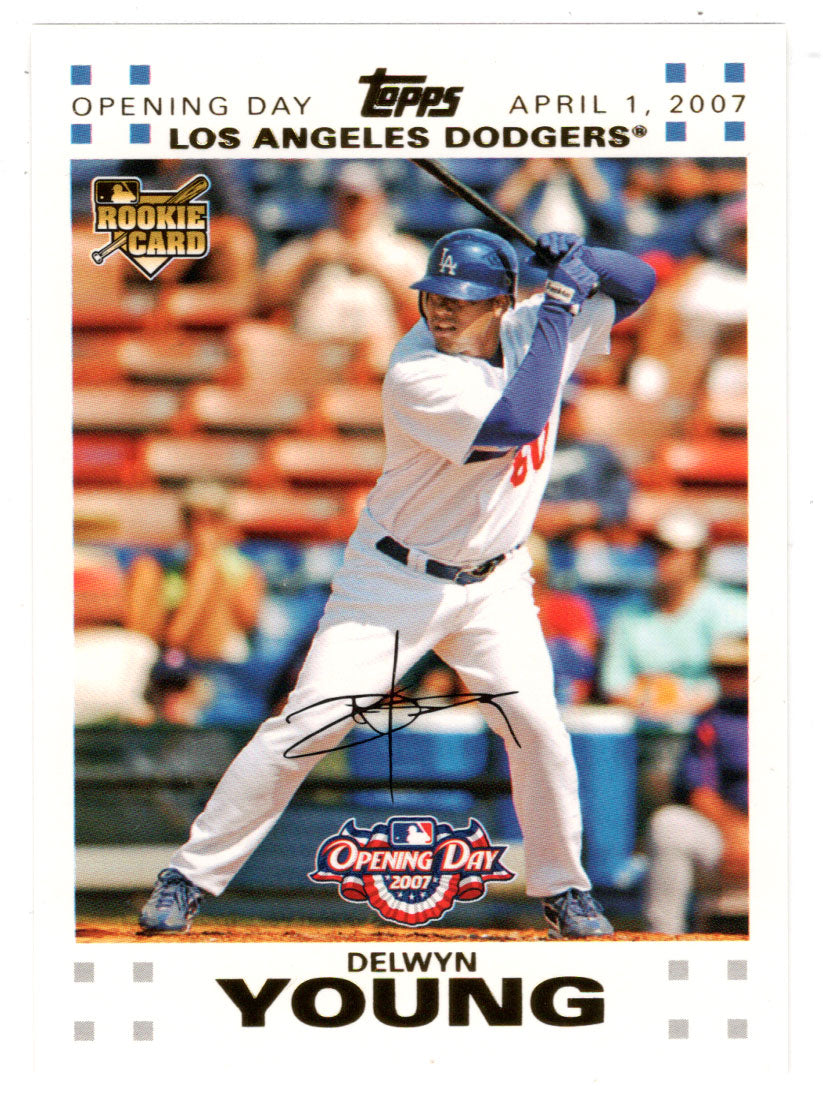 Delwyn Young 1231/2007 - Los Angeles Dodgers - GOLD (MLB Baseball Card) 2007 Topps Opening Day # 178 Mint