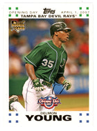 Delmon Young 805/2007 - Tampa Bay Devil Rays - GOLD (MLB Baseball Card) 2007 Topps Opening Day # 188 Mint