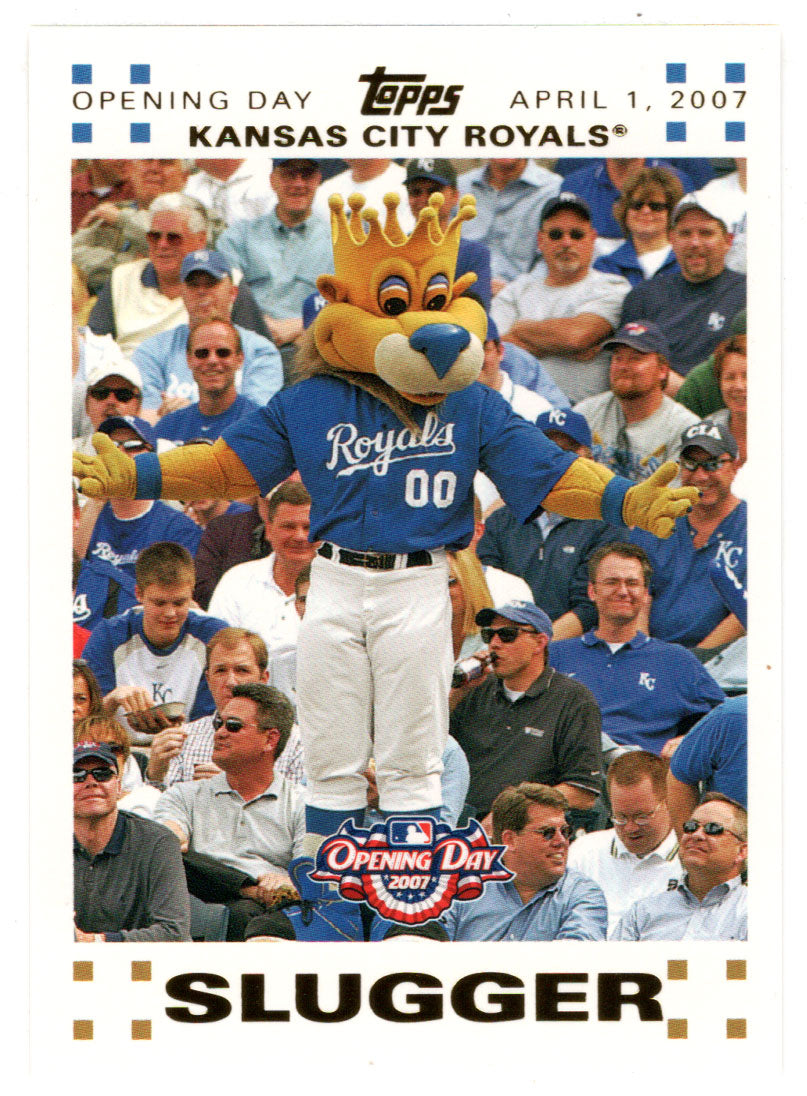 Slugger 1255/2007 - Kansas City Royals - GOLD Mascot (MLB Baseball