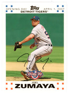 Joel Zumaya 780/2007 - Detroit Tigers - GOLD (MLB Baseball Card) 2007 Topps Opening Day # 210 Mint