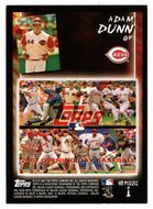 Adam Dunn - Cincinnati Reds - Puzzle Card (MLB Baseball Card) 2007 Topps Opening Day # 1 Mint