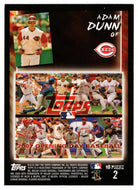 Adam Dunn - Cincinnati Reds - Puzzle Card (MLB Baseball Card) 2007 Topps Opening Day # 2 Mint