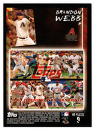 Brandon Webb - Arizona Diamondbacks - Puzzle Card (MLB Baseball Card) 2007 Topps Opening Day # 9 Mint