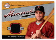 Lance Berkman - Houston Astros (MLB Baseball Card) 2007 Upper Deck Sweet Spot Swatch Memorabilia Jersey # SW-LB Mint