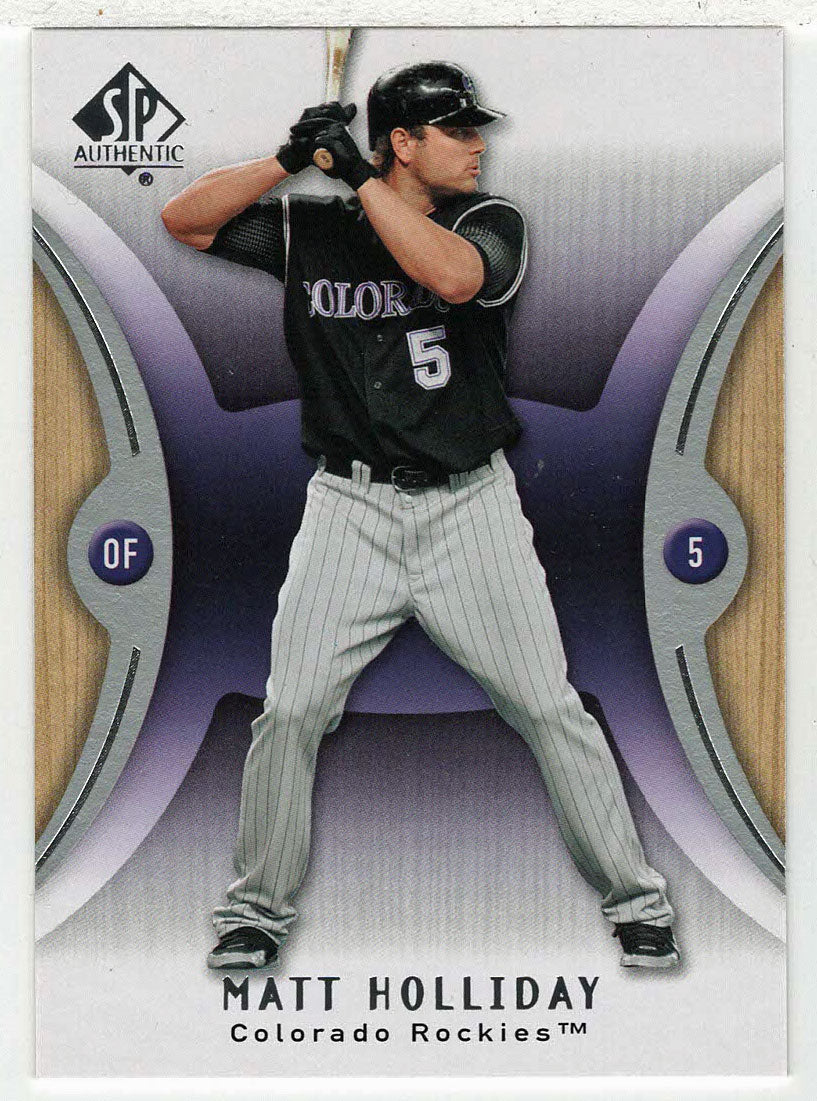 Matt Holliday - Colorado Rockies (MLB Baseball Card) 2007 Upper Deck SP Authentic # 16 Mint