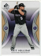 Matt Holliday - Colorado Rockies (MLB Baseball Card) 2007 Upper Deck SP Authentic # 16 Mint