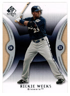 Rickie Weeks - Milwaukee Brewers (MLB Baseball Card) 2007 Upper Deck SP Authentic # 27 Mint