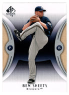 Ben Sheets - Milwaukee Brewers (MLB Baseball Card) 2007 Upper Deck SP Authentic # 29 Mint