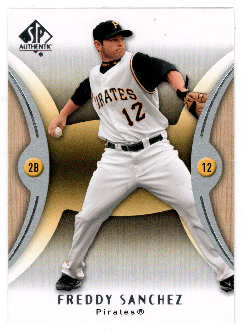 Freddy Sanchez - Pittsburgh Pirates (MLB Baseball Card) 2007 Upper Deck SP Authentic # 38 Mint