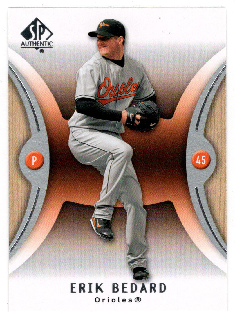 Erik Bedard - Baltimore Orioles (MLB Baseball Card) 2007 Upper Deck SP Authentic # 54 Mint