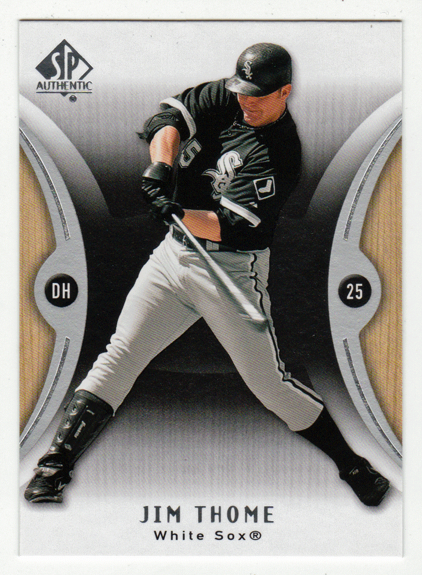Jim Thome - Chicago White Sox (MLB Baseball Card) 2007 Upper Deck SP Authentic # 60 Mint