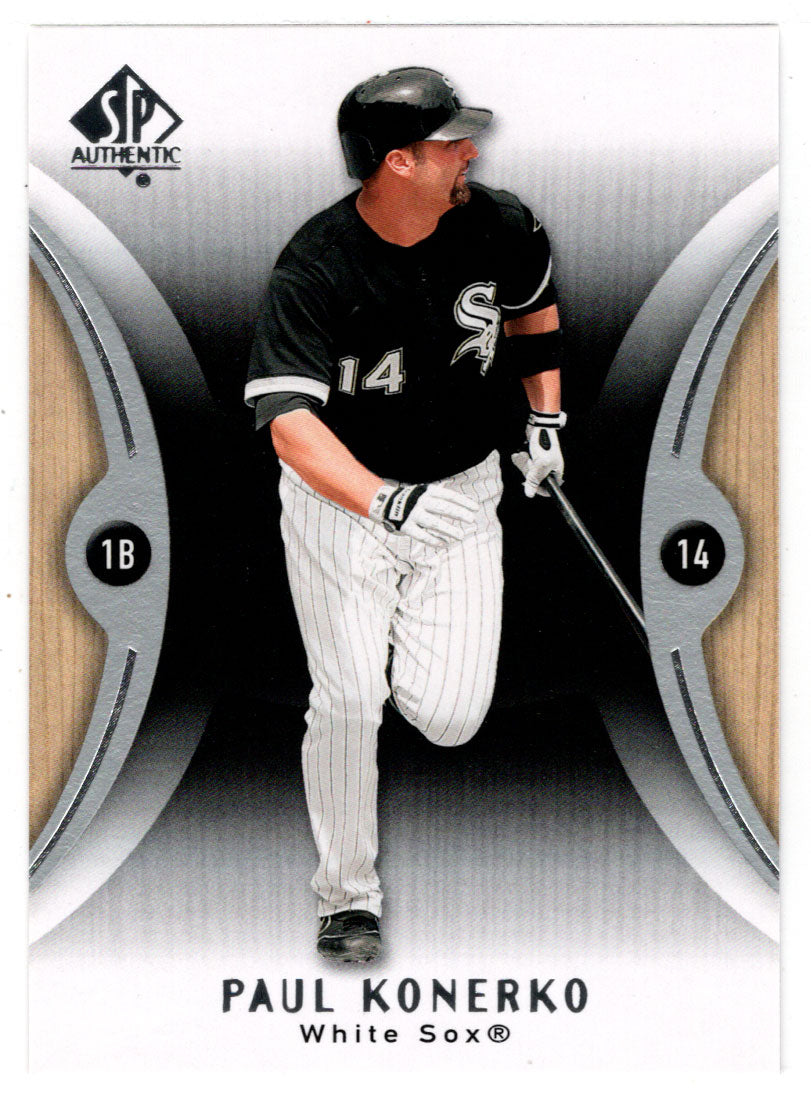 Paul Konerko - Chicago White Sox (MLB Baseball Card) 2007 Upper Deck SP Authentic # 61 Mint