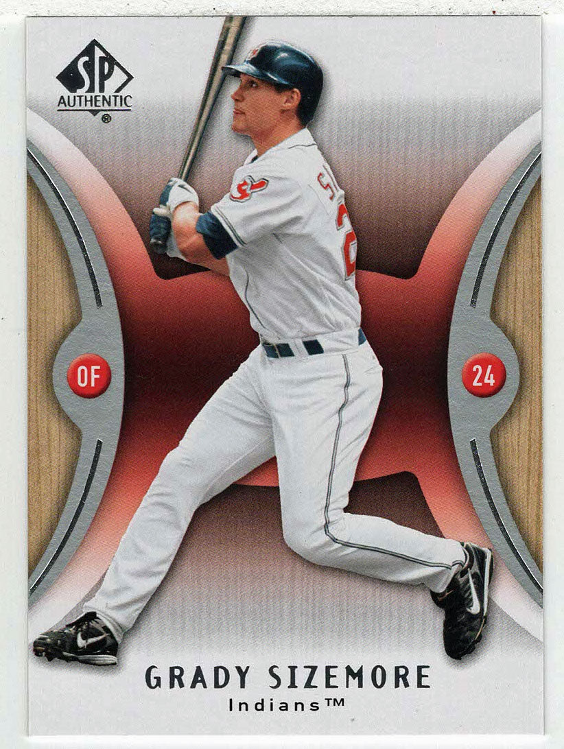 Grady Sizemore - Cleveland Indians (MLB Baseball Card) 2007 Upper Deck SP Authentic # 63 Mint