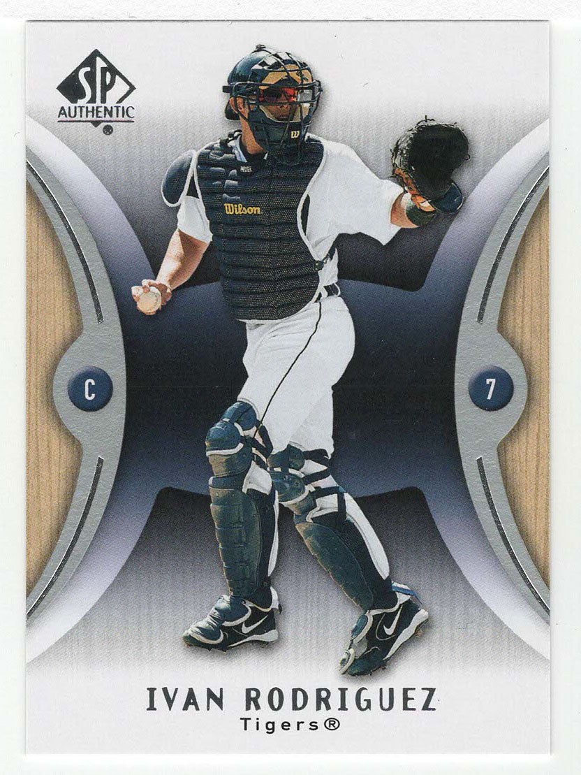 Ivan Rodriguez - Detroit Tigers (MLB Baseball Card) 2007 Upper Deck SP Authentic # 66 Mint