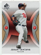 Johan Santana - Minnesota Twins (MLB Baseball Card) 2007 Upper Deck SP Authentic # 76 Mint