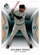 Delmon Young - Tampa Bay Devil Rays (MLB Baseball Card) 2007 Upper Deck SP Authentic # 93 Mint