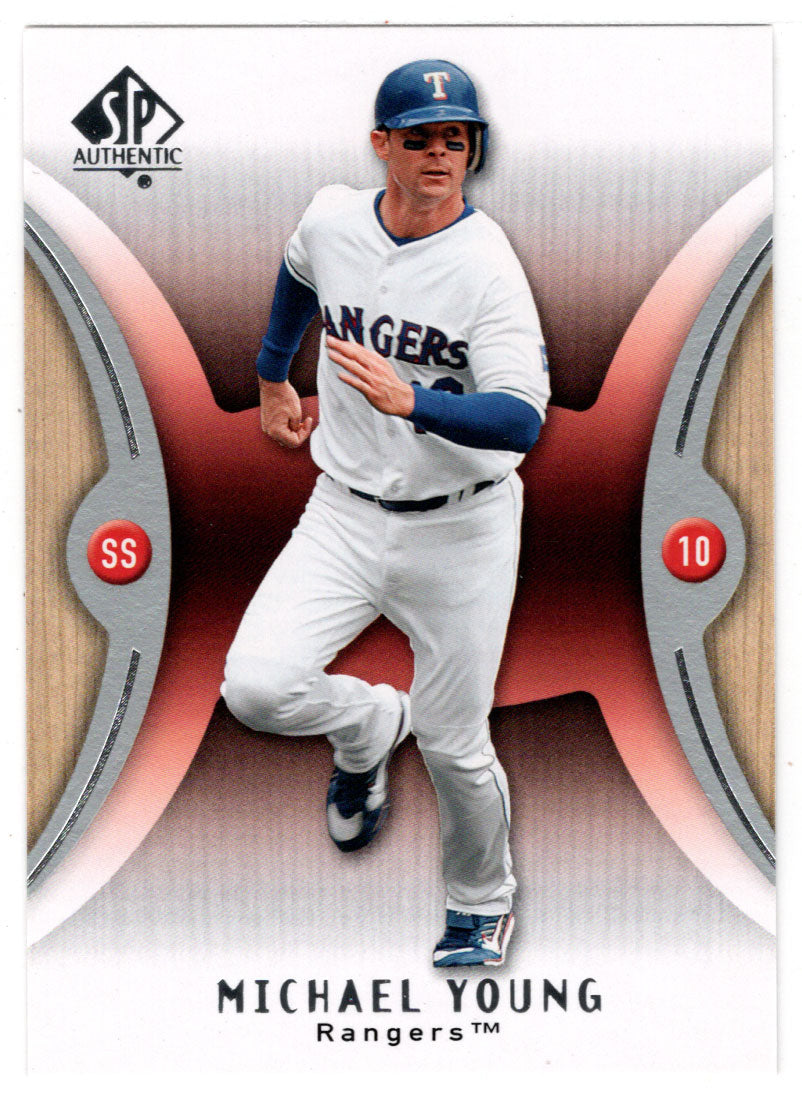 Michael Young - Texas Rangers (MLB Baseball Card) 2007 Upper Deck SP Authentic # 94 Mint