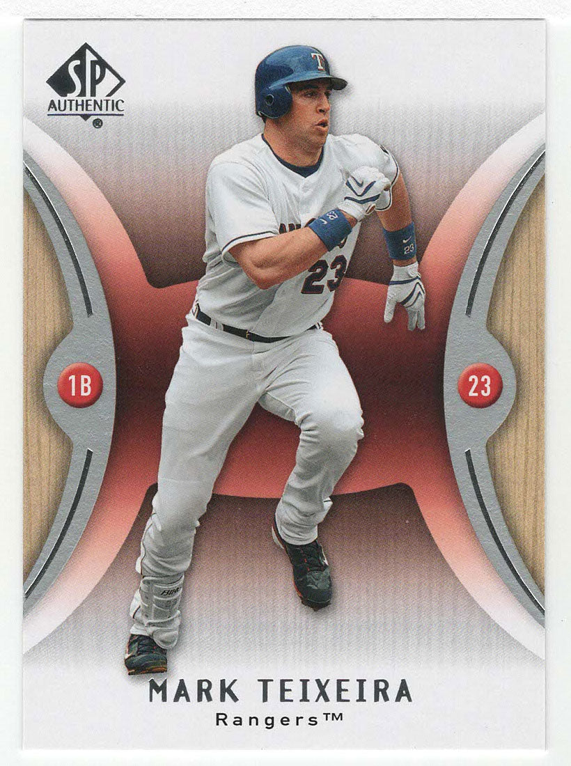 Mark Teixeira - Texas Rangers (MLB Baseball Card) 2007 Upper Deck SP Authentic # 95 Mint