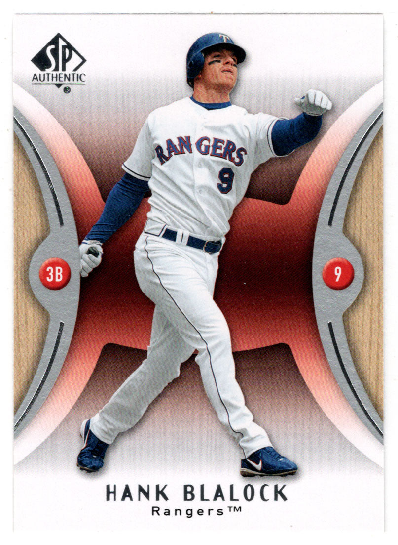 Hank Blalock - Texas Rangers (MLB Baseball Card) 2007 Upper Deck SP Authentic # 97 Mint