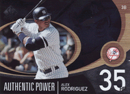 Alex Rodriguez - New York Yankees - Authentic Power (MLB Baseball Card) 2007 Upper Deck SP Authentic # AP-3 Mint