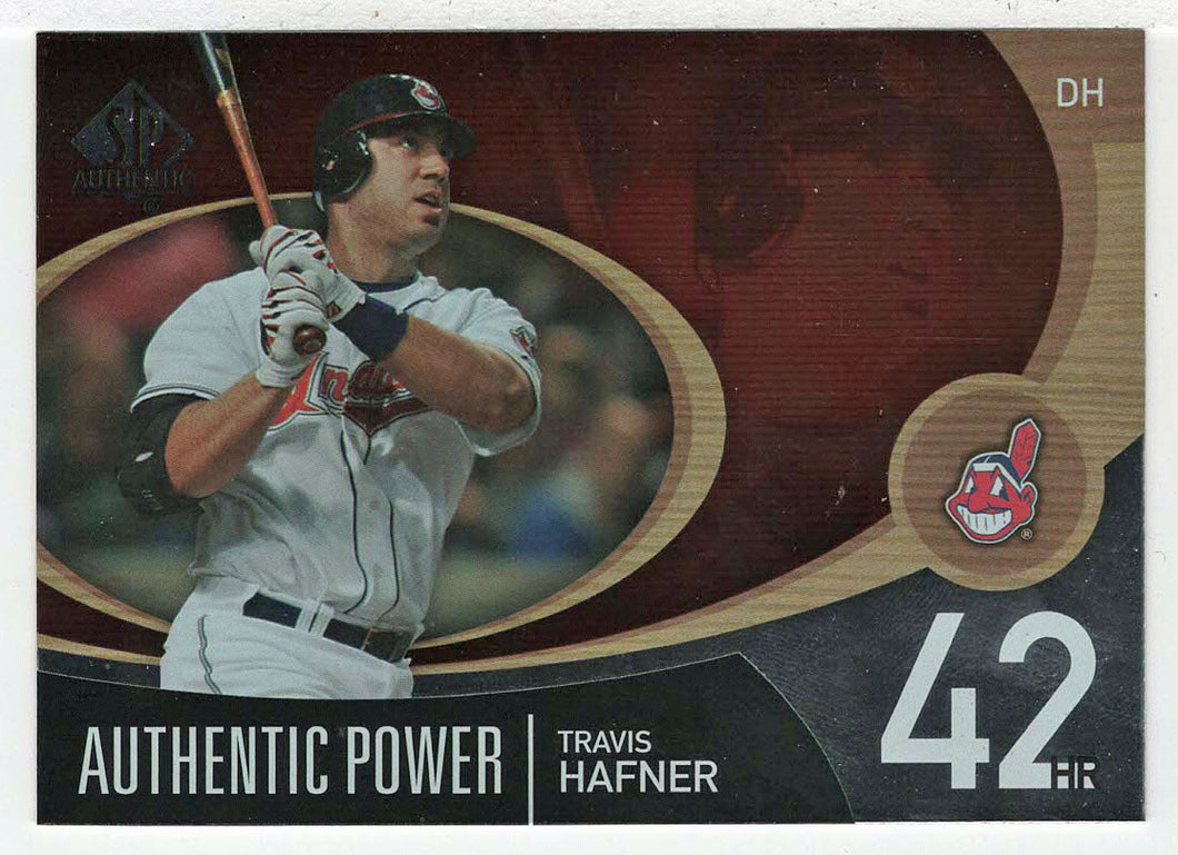 Travis Hafner - Cleveland Indians - Authentic Power (MLB Baseball Card) 2007 Upper Deck SP Authentic # AP-46 Mint