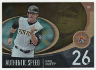 Chris Duffy - Pittsburgh Pirates - Authentic Speed (MLB Baseball Card) 2007 Upper Deck SP Authentic # AS-13 Mint