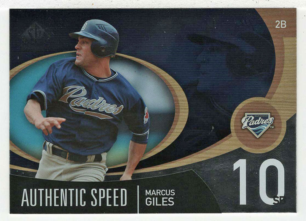 Marcus Giles - San Diego Padres - Authentic Speed (MLB Baseball Card) 2007 Upper Deck SP Authentic # AS-35 Mint