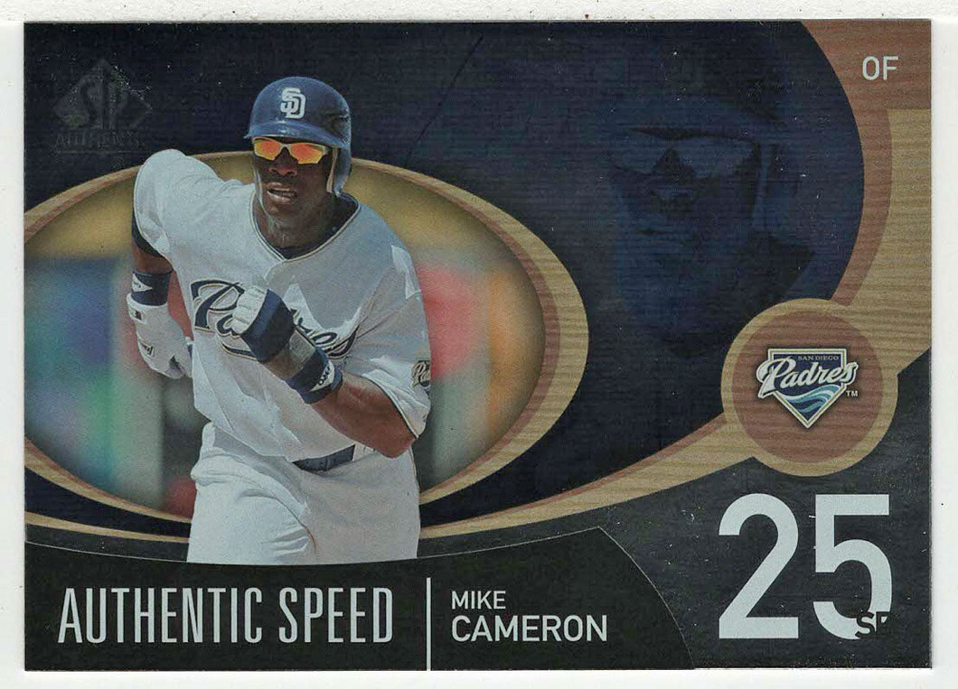 Mike Cameron - San Diego Padres - Authentic Speed (MLB Baseball Card) 2007 Upper Deck SP Authentic # AS-37 Mint