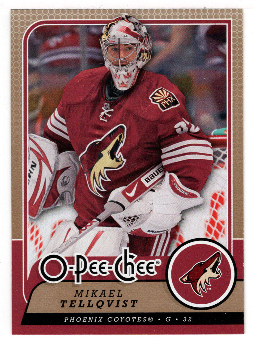 Mikael Tellqvist - Phoenix Coyotes (NHL Hockey Card) 2008-09 O-Pee-Chee # 23 Mint