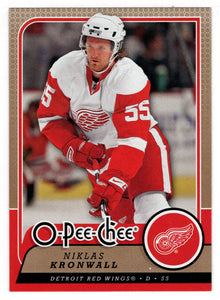 Niklas Kronwall - Detroit Red Wings (NHL Hockey Card) 2008-09 O-Pee-Chee # 67 Mint