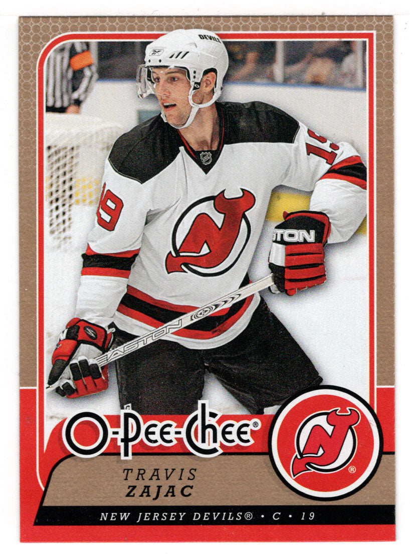 Travis Zajac - New Jersey Devils (NHL Hockey Card) 2008-09 O-Pee-Chee # 91 Mint