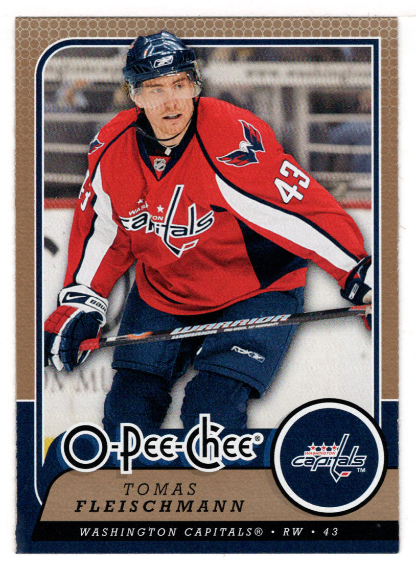 Tomas Fleischmann - Washington Capitals (NHL Hockey Card) 2008-09 O-Pee-Chee # 95 Mint