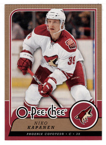 Niko Kapanen - Phoenix Coyotes (NHL Hockey Card) 2008-09 O-Pee-Chee # 118 Mint