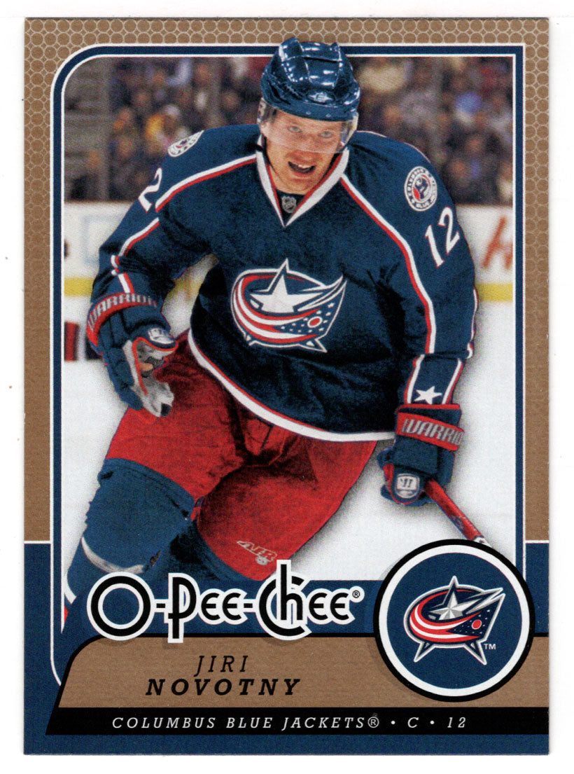 Jiri Novotny - Columbus Blue Jackets (NHL Hockey Card) 2008-09 O-Pee-Chee # 126 Mint