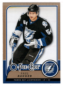 Paul Ranger - Tampa Bay Lightning (NHL Hockey Card) 2008-09 O-Pee-Chee # 134 Mint