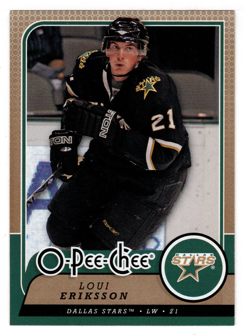 Loui Eriksson - Dallas Stars (NHL Hockey Card) 2008-09 O-Pee-Chee # 146 Mint