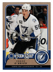 Shane O'Brien - Tampa Bay Lightning (NHL Hockey Card) 2008-09 O-Pee-Chee # 205 Mint